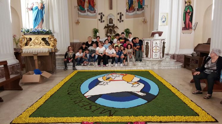 Infiorata del Corpus Domini a Marina di Gioiosa Ionica anno 2016